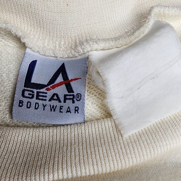 LA‎ Gear Bodywear Vintage Oversized Cropped Sweatshirt - Picture 6 of 8